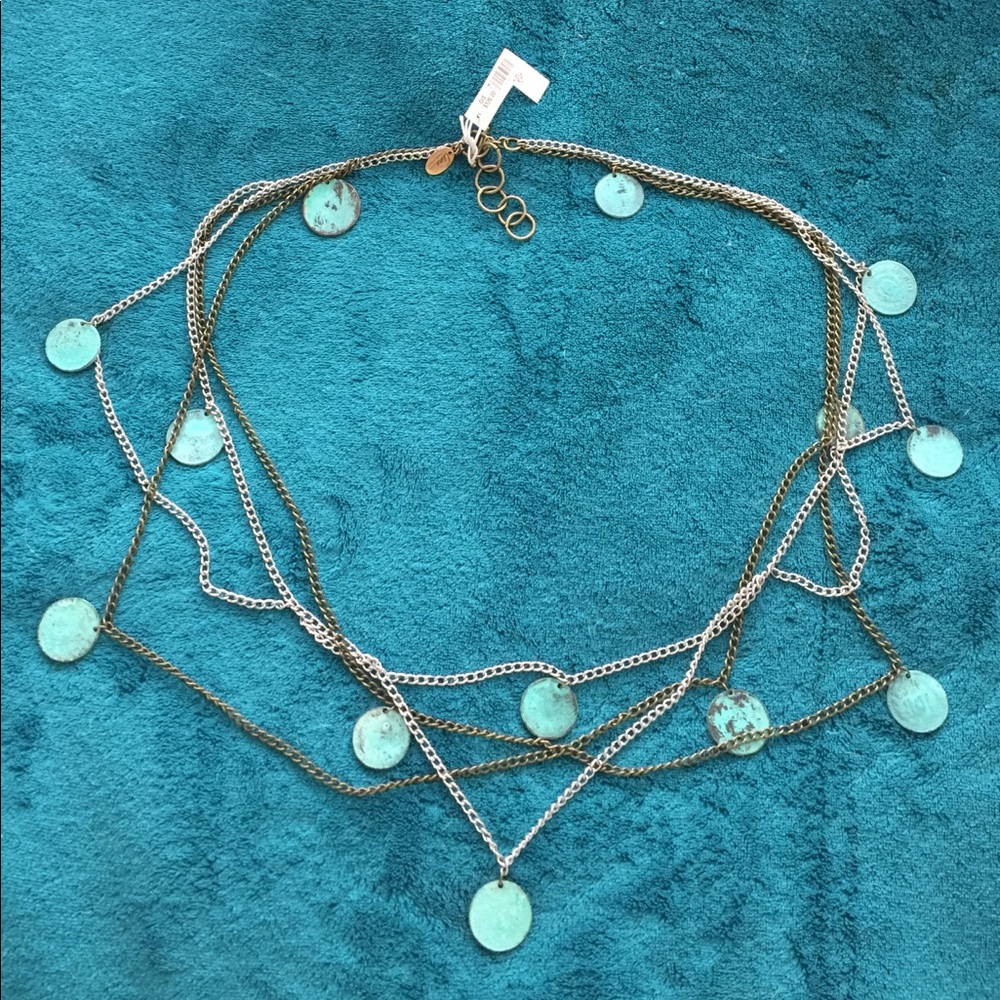 Lena Bernard patina bronze and silver coin belt