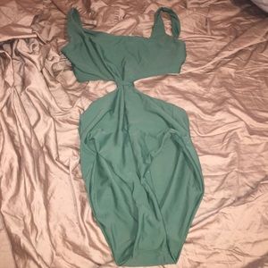 Green Cupshe Monokini