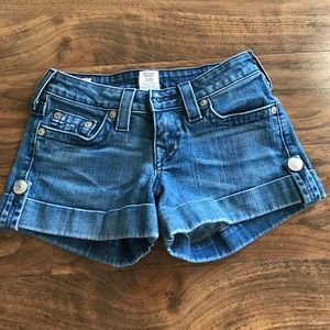 True Religion jean shorts. Size 26