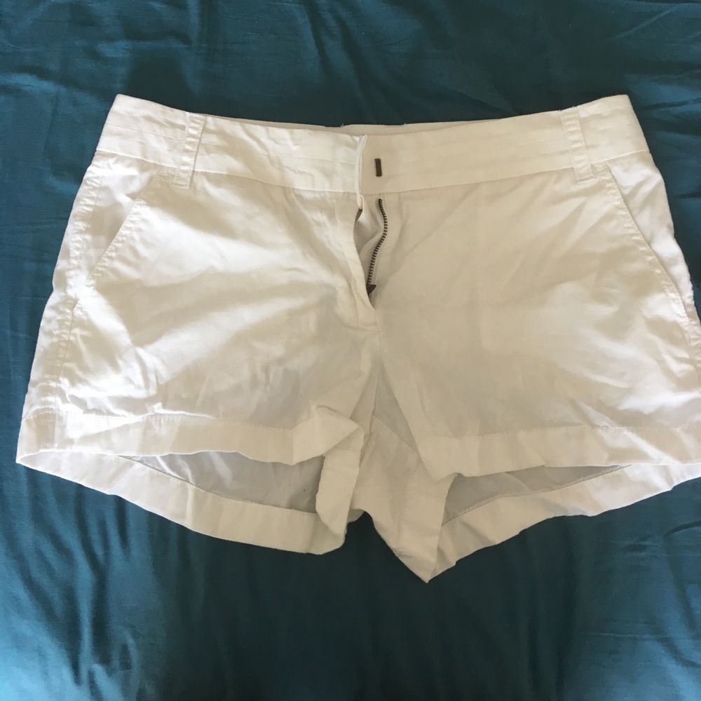 J crew white shorts size 6