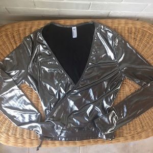 American Apparel Wrap Top