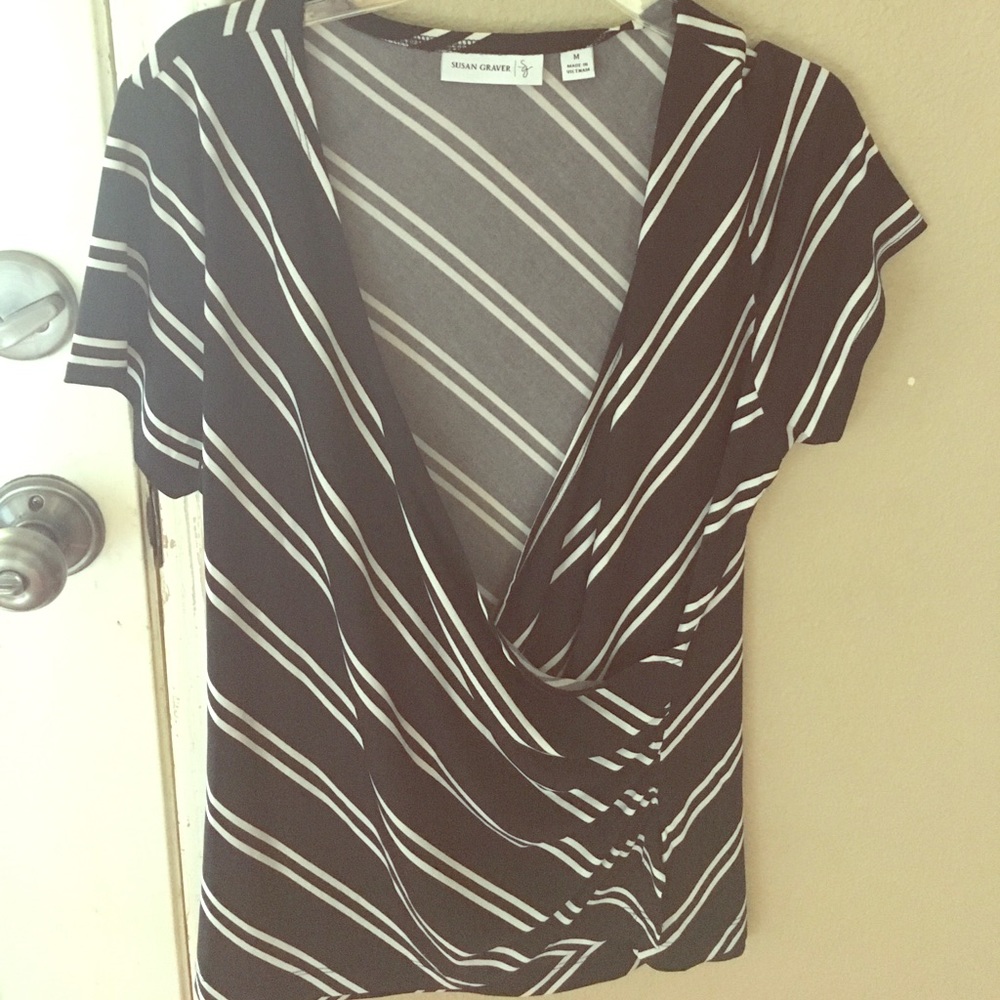 Susan Graver striped top!