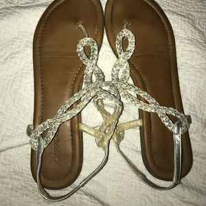 XAppeal Gold/Silver Sandals 11
