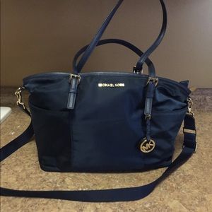 **reduced** michael kors "jet setter" diaper bag