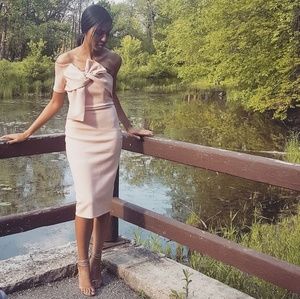 ASOS One Shoulder Bow Dress