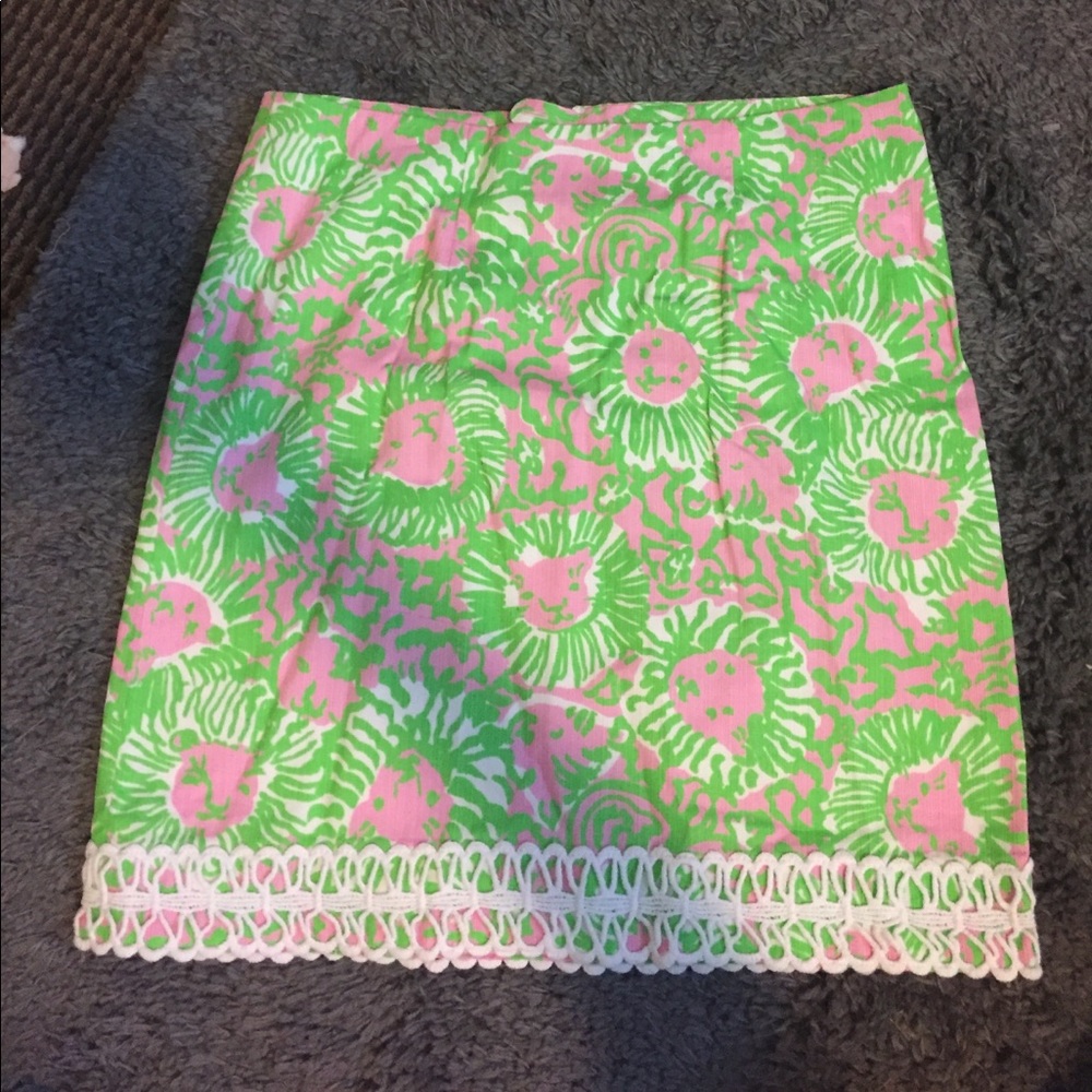 Lilly Pulitzer Sunny Side Print Skirt