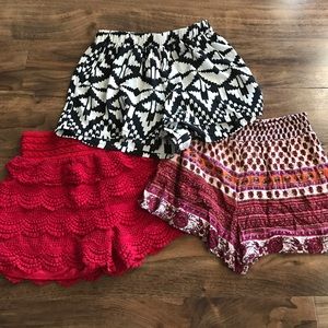 Boutique high waisted shorts
