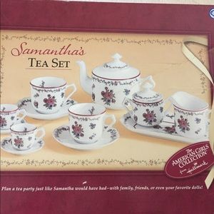 Children's tea set - American Girl Samantha