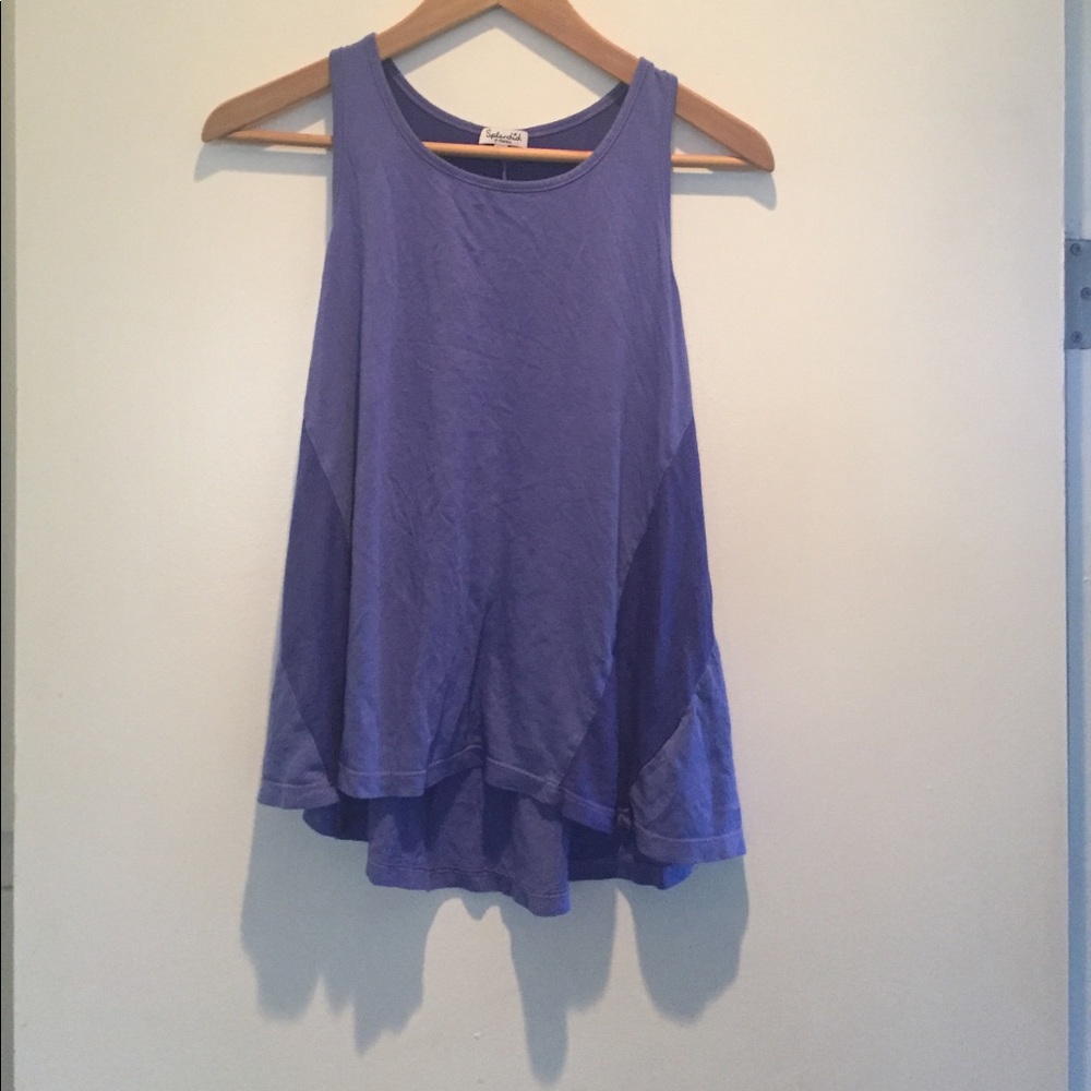 Splendid Hi-low Purple Tank