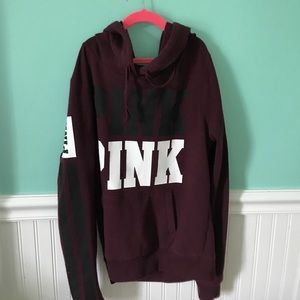 pink victoria secret sweatshirt