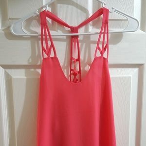 Coral tank top