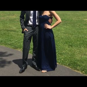 Gorgeous strapless bridesmaid dress!