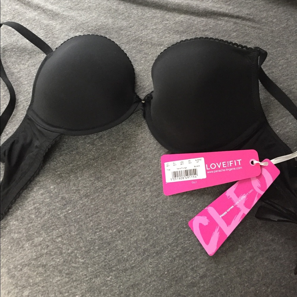 Cleo Neve Plunge black 28F