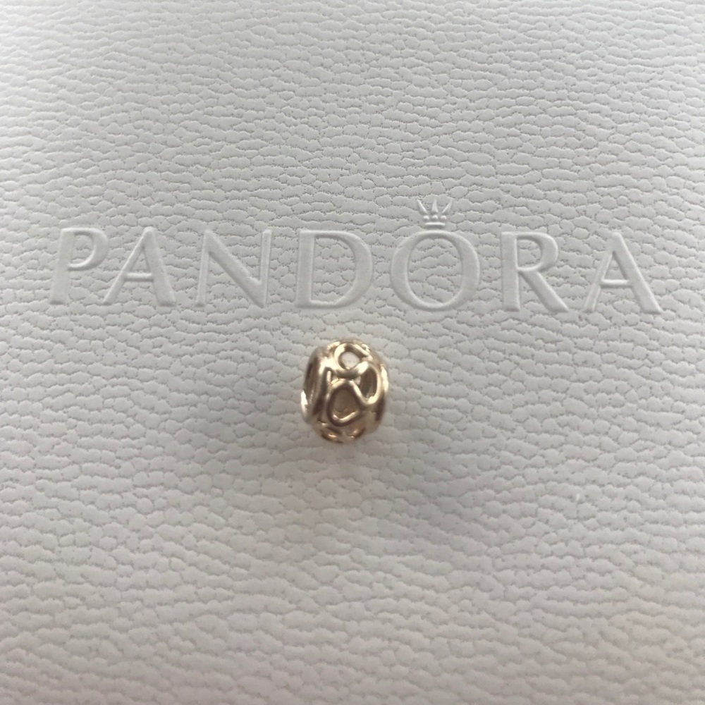 Authentic "Intertwined" 14k Pandora Bead