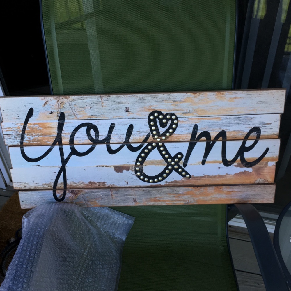 You & Me Sign