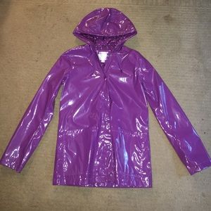 NWT Adorable purple rain jacket