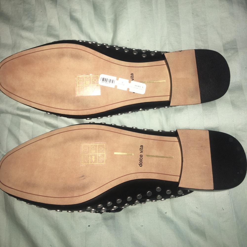 NEW Black Studded Dolce Vita slide on mule - Picture 3 of 3