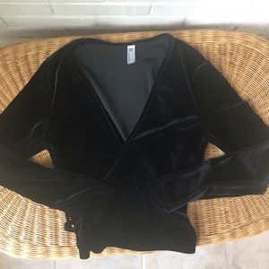 American Apparel Wrap Top