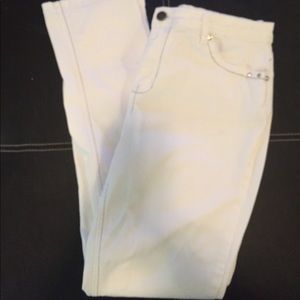 White Jeans with Bling