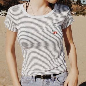 BRANDY MELLVILLE embroidered tee