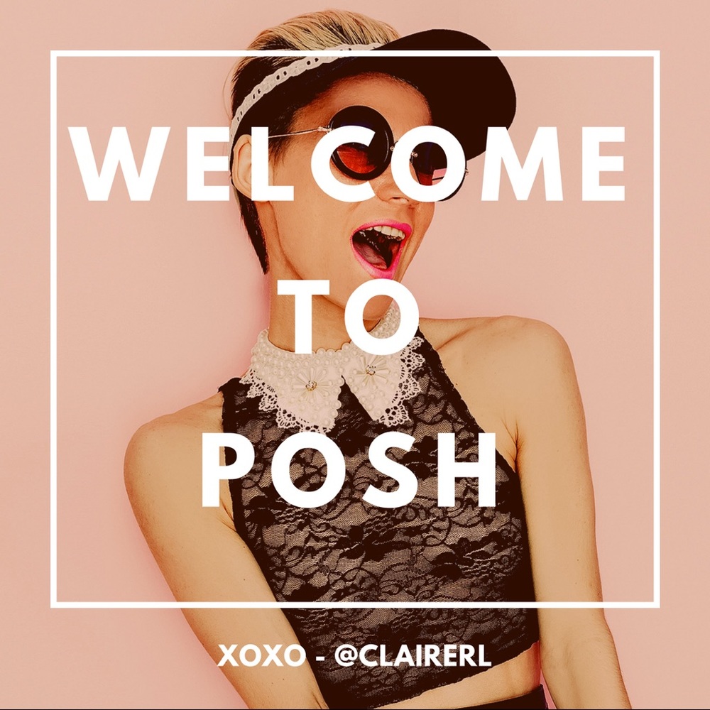 Welcome to Poshmark! 😘😘😘
