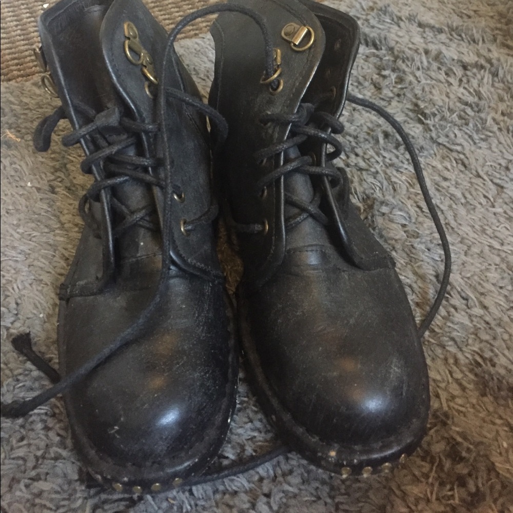 Jeffery Campbell military cut out boots