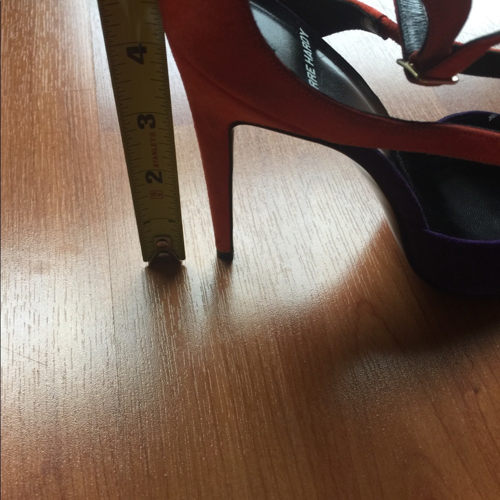 New Pierre Hardy Purple Peach suede shoes - Picture 7 of 7