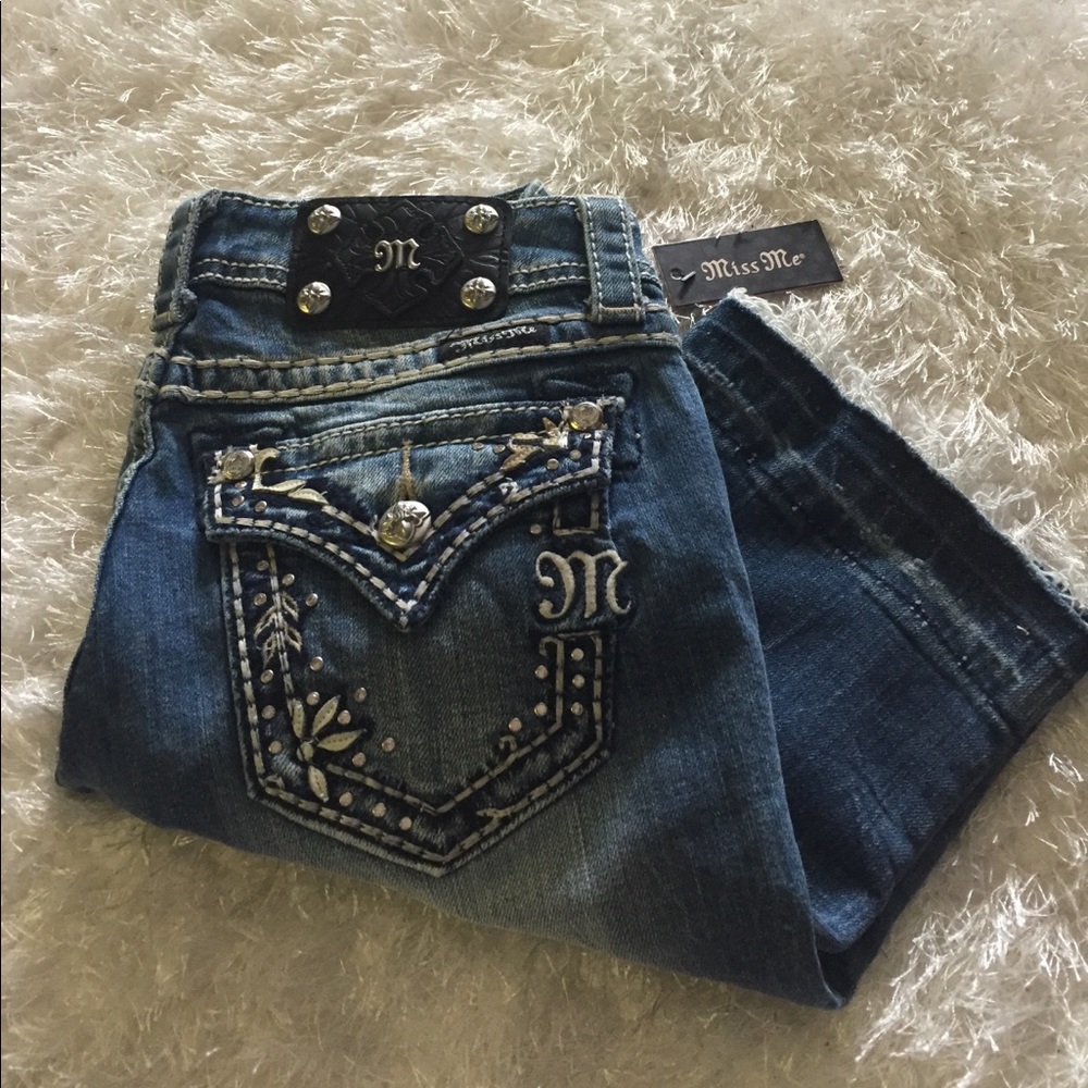 SOLD - New with tags. Miss Me jean shorts