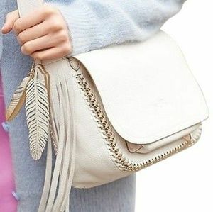 Coach Dakotah Fringe Crossbody in Whiplash Leather