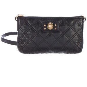 Marc Jacobs Black Quilted Crossbody Purse