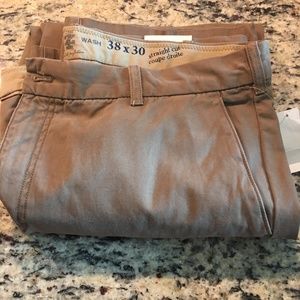 Brand New 38x30 Izod Straight Leg Dark Khaki Chino