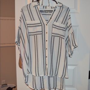 ⚡️6 DAYS LEFT⚡️Urban Outfitters Striped Blouse Top