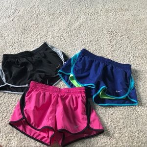Nike small athletic shorts with built in spandex