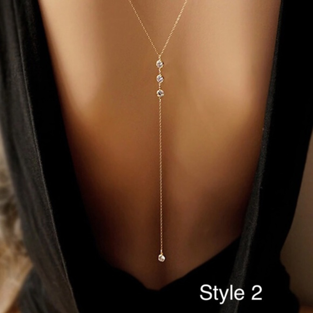 Summer Boho Sexy Back or Beach Bikini Body Chain - Picture 1 of 8