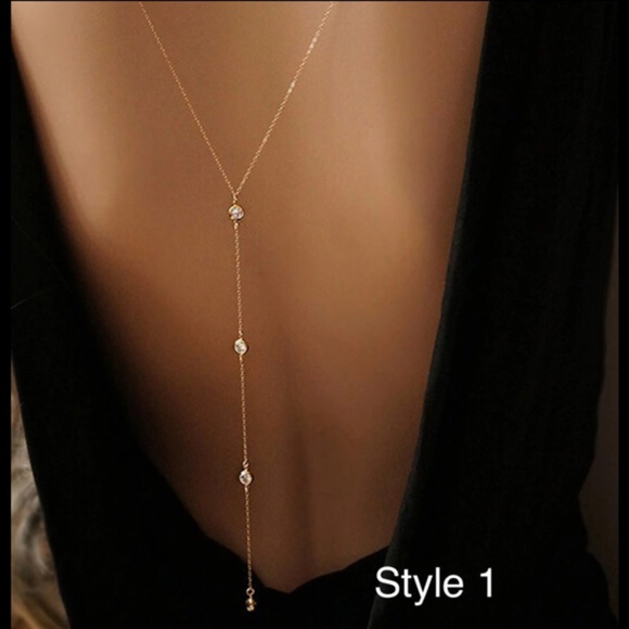 Summer Boho Sexy Back or Beach Bikini Body Chain - Picture 2 of 8