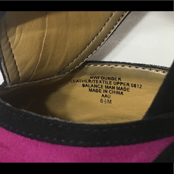 Nine West suede peep toe platform sandal/ heel - Picture 5 of 8