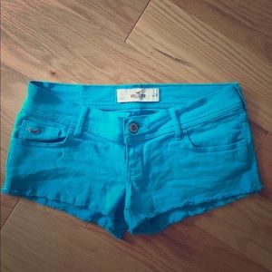 Electric blue shorts