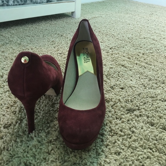 Michael Kors Shoes - michael kors suede pumps