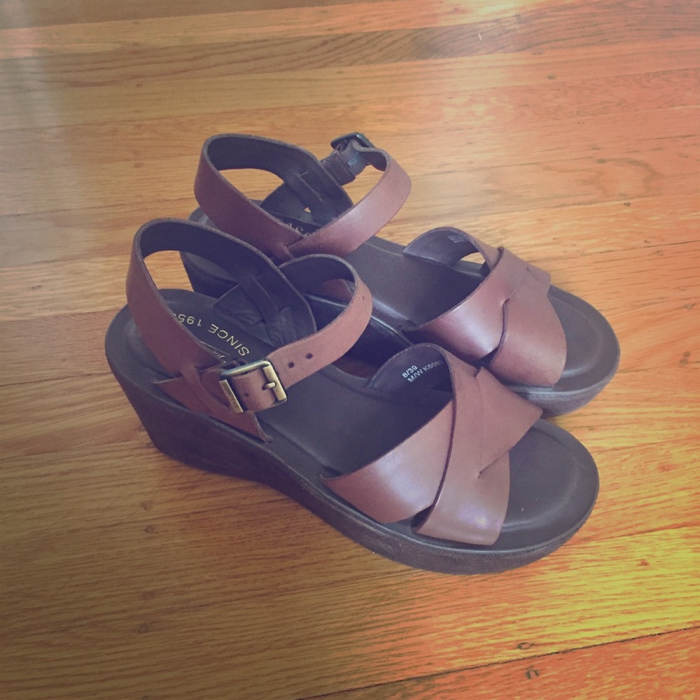 Kork-ease Ava sandal wedges size 8/39