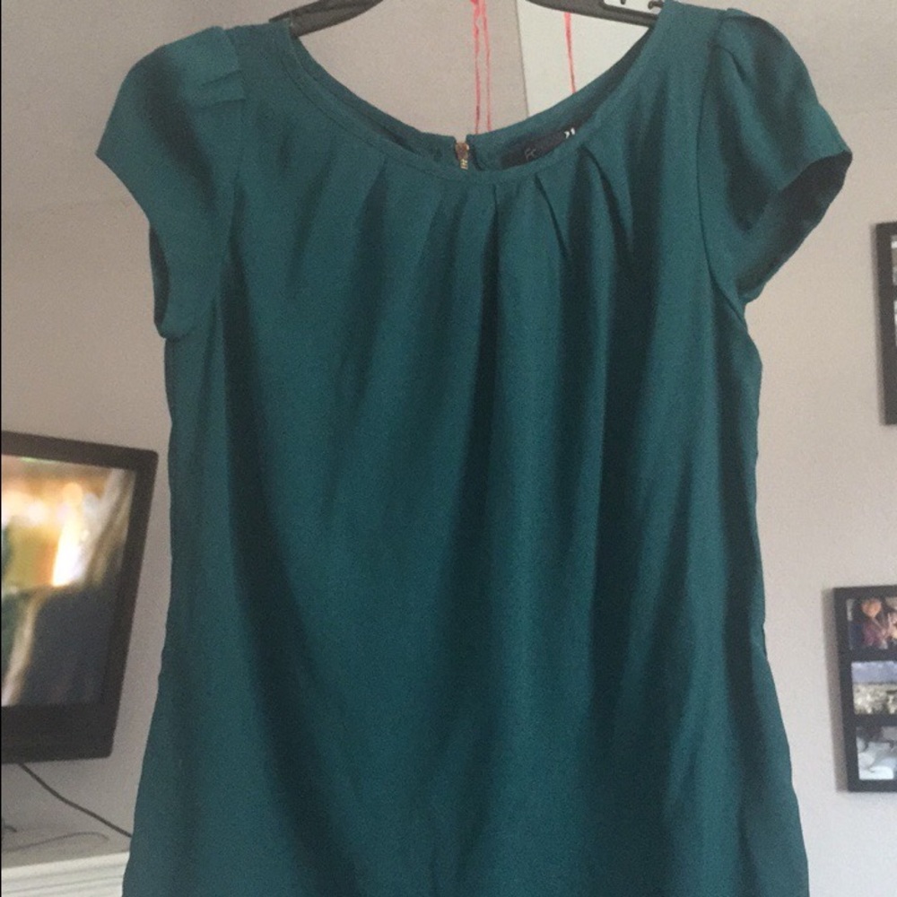 Dark Green Blouse