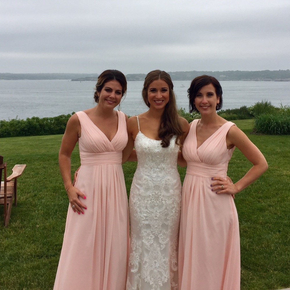 Beautiful Size 4 Bill Levkoff blush dress!