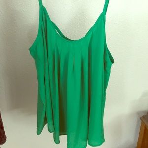 Torrid emerald green cami