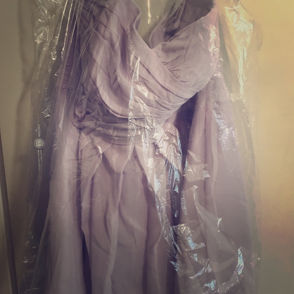 Iris colored formal wear dress. NEVER worn.