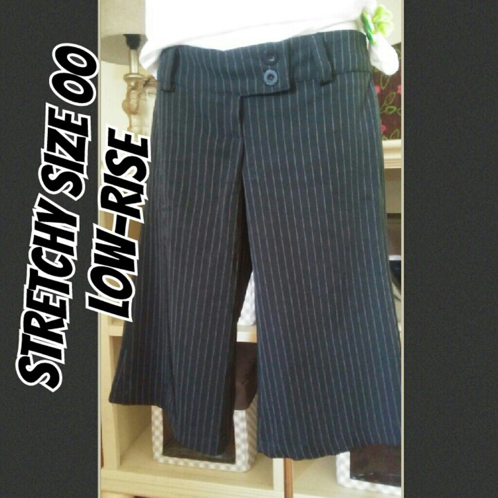 Seduction Fashion Pinstriped Capri pant