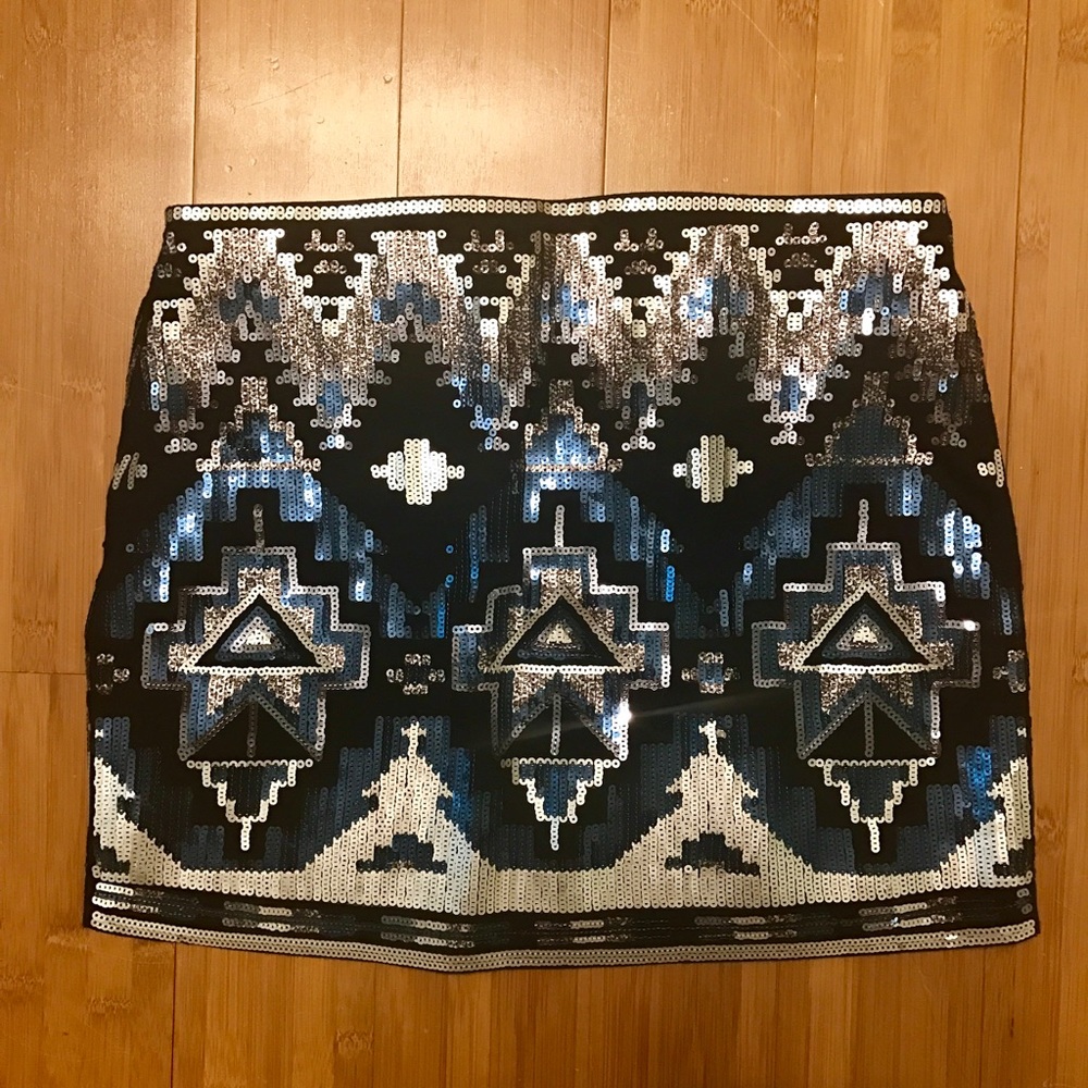 Express Sparkly Mini Skirt!