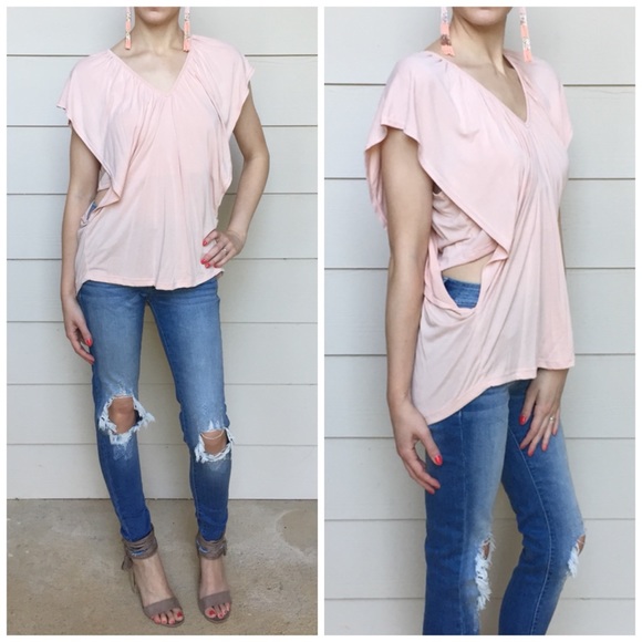 LAST CHANCE▫️Blush Bandeau Layered Top - Picture 3 of 4