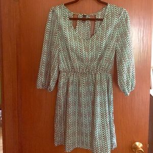 Windsor patterned shift dress