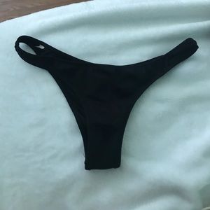 Black bikini bottoms