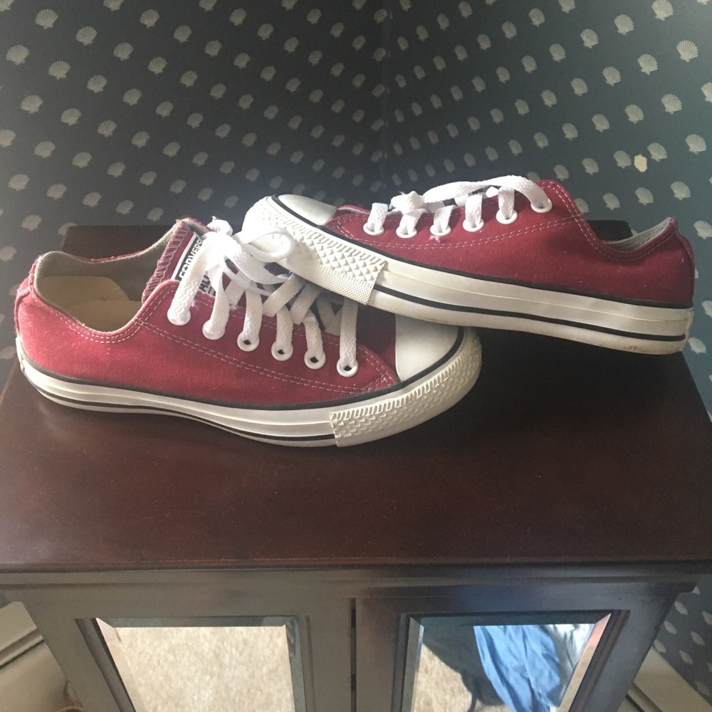 Maroon Converse