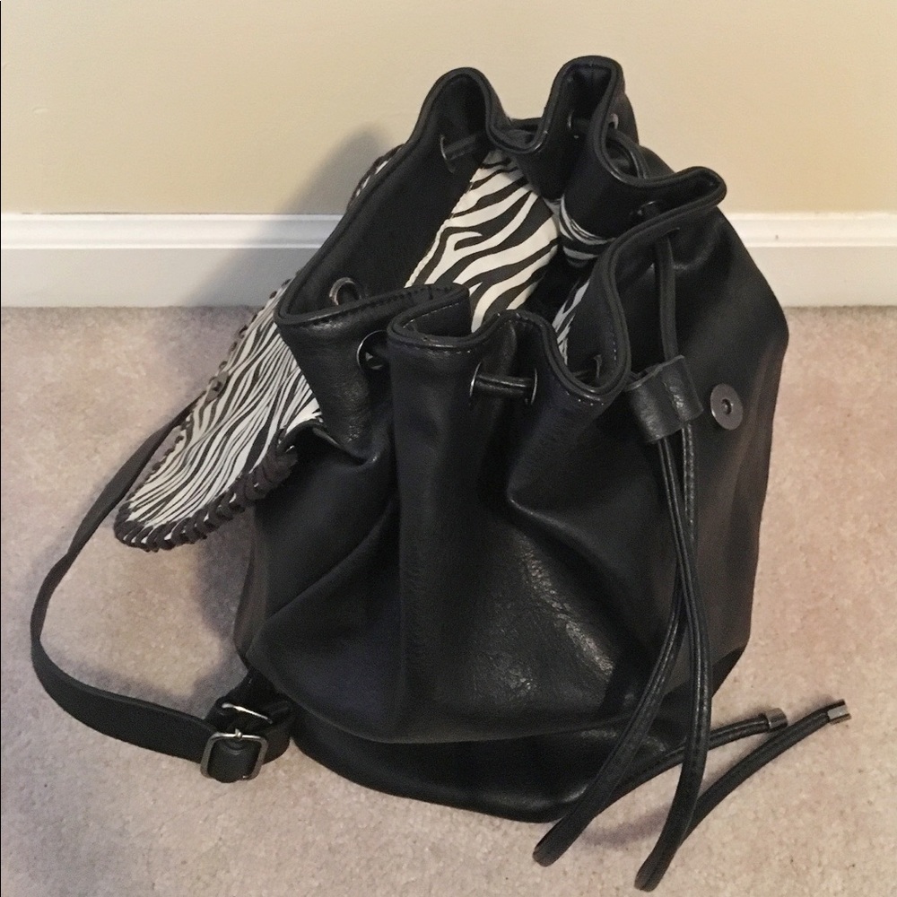 Steve Madden Leather Purse/Back Pack